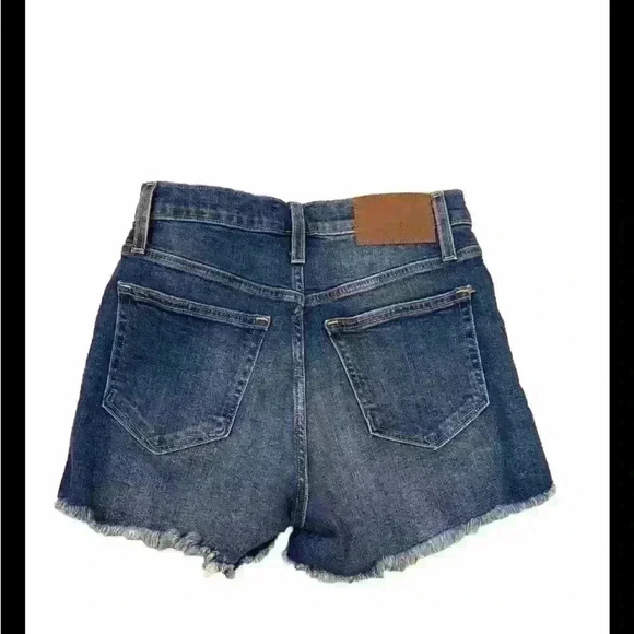 J Crew Mercantile Raw Hem Denim Shorts Size 24 NWOT - Picture 2 of 4